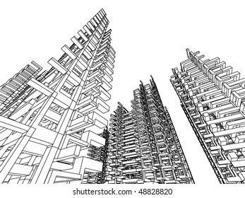 sketch of an abstract architecture
