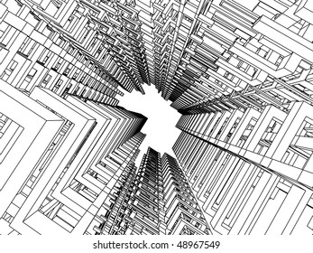 sketch of an abstract architecture