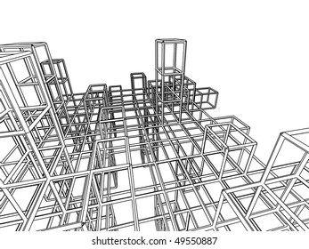 sketch of an abstract architecture