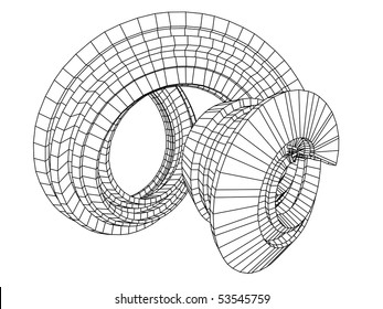sketch of an abstract architecture