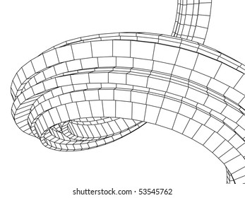 sketch of an abstract architecture