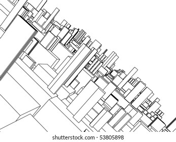 sketch of an abstract architecture
