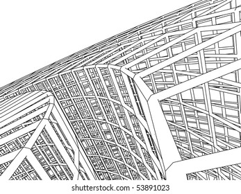 sketch of an abstract architecture
