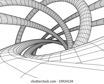 sketch of an abstract architecture