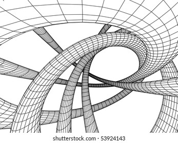 sketch of an abstract architecture