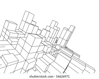 sketch of an abstract architecture