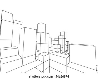 sketch of an abstract architecture