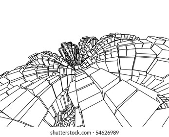 sketch of an abstract architecture