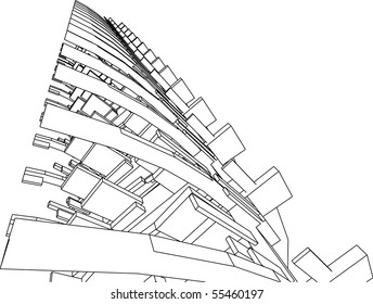 sketch of an abstract architecture