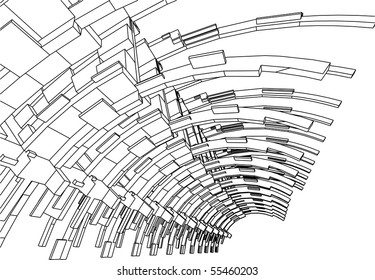 sketch of an abstract architecture