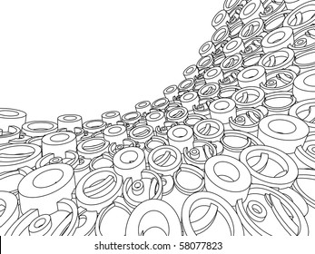 sketch of an abstract architecture