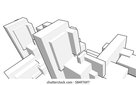sketch of an abstract architecture
