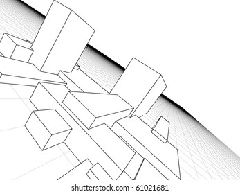 sketch of an abstract architecture