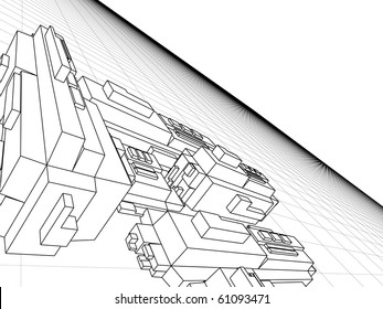 sketch of an abstract architecture