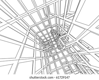 sketch of an abstract architecture