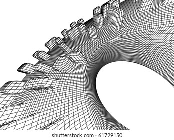 sketch of an abstract architecture