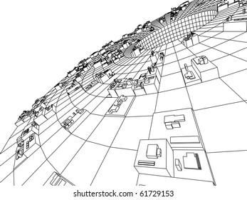 sketch of an abstract architecture