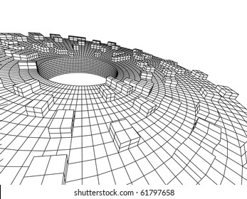 sketch of an abstract architecture