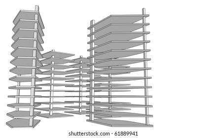 sketch of an abstract architecture