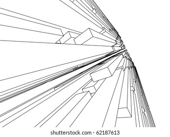 sketch of an abstract architecture