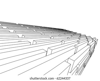 sketch of an abstract architecture