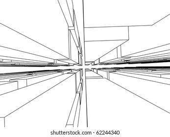 sketch of an abstract architecture