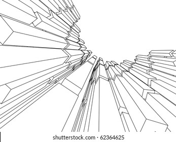 sketch of an abstract architecture