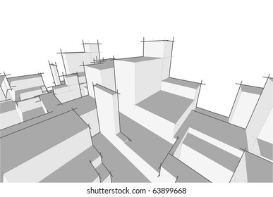 sketch of an abstract architecture
