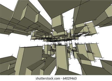 sketch of an abstract architecture