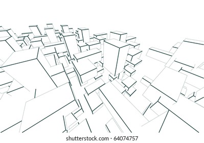 sketch of an abstract architecture