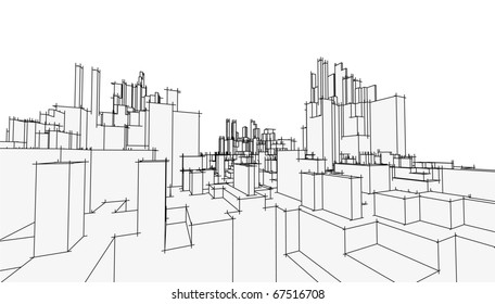 sketch of an abstract architecture