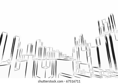 sketch of an abstract architecture