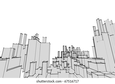 sketch of an abstract architecture