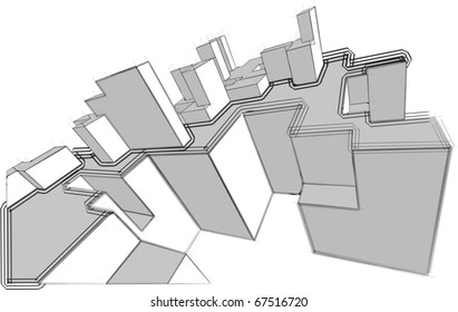 sketch of an abstract architecture
