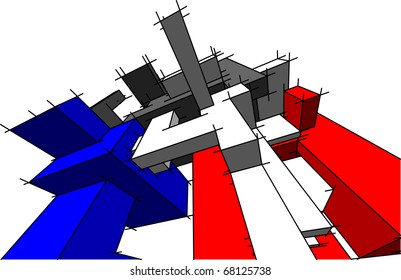 sketch of an abstract architecture