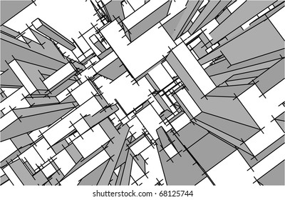 sketch of an abstract architecture