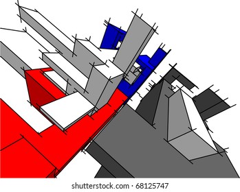 sketch of an abstract architecture