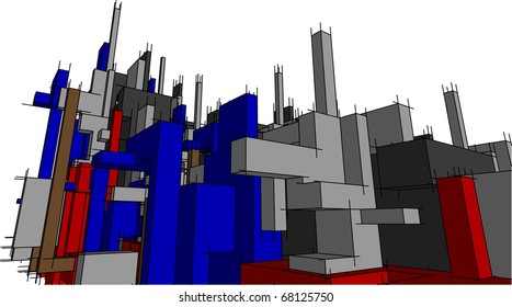 sketch of an abstract architecture