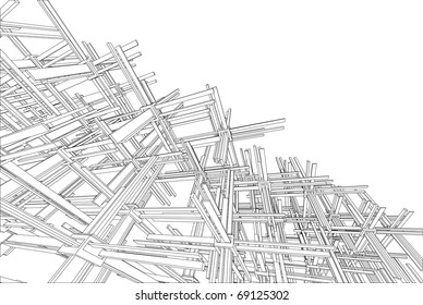 sketch of an abstract architecture