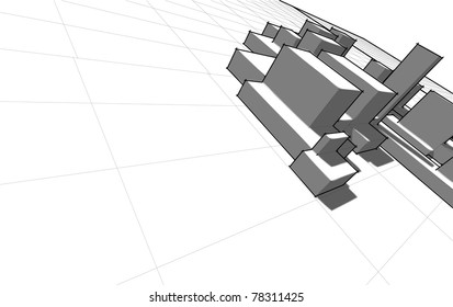 sketch of an abstract architecture