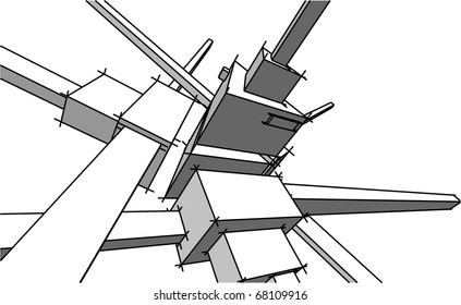 Sketch of an abstract pipeline