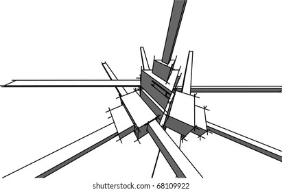 Sketch of an abstract pipeline