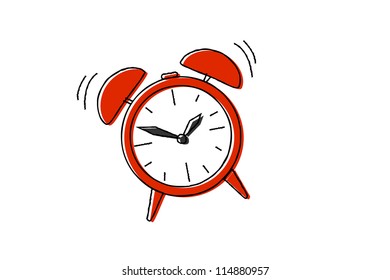 sketch of the alarm clock