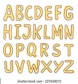  Sketch alphabet Hand drawn. 