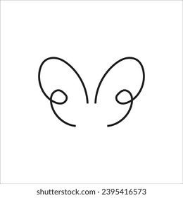 Sketch angel wings. Angel feather wings
