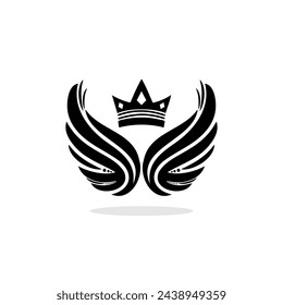 Sketch angel wings. Angel feather wing. Vector illustration.