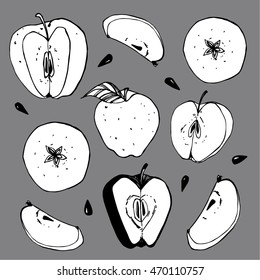 sketch apple set