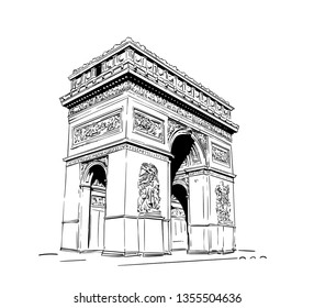 Arc De Triomphe Drawing High Res Stock Images Shutterstock