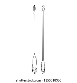  sketch of an arrow from a bow