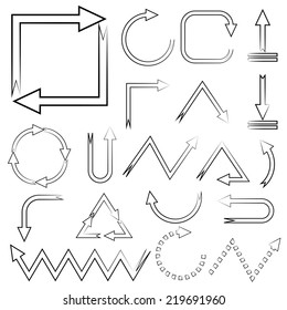 sketch arrow sign